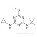 1,3,5-Triazina-2,4-diamina, N2-ciclopropil-N4- (1,1-dimetiletil) -6- (metiltio) - CAS 28159-98-0